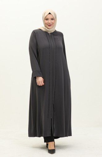 Abaya Grande Taille 4005-06 Gris 4005-06