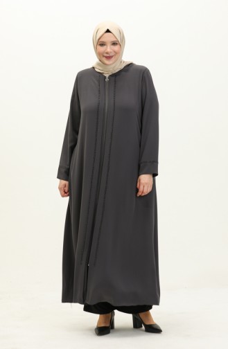 Gray Abaya 4005-06