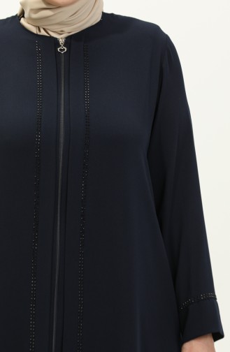 Navy Blue Abaya 4005-07