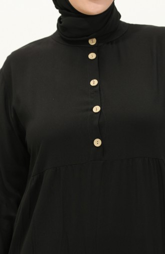 Robe Viscose Grande Taille 4068-01 Noir 4068-01