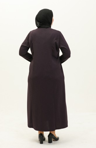 Zwetschge Hijab Kleider 4756.Mürdüm