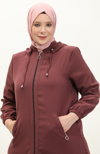 Übergröße Wabenstoff Kapuzenmütze 6088-03 Rose  6088-03