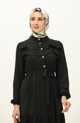 Black İslamitische Jurk 1004-03