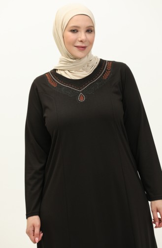 Black İslamitische Jurk 4950-01