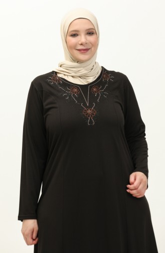 Black İslamitische Jurk 4952-01