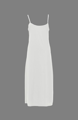 İp Askılı Elbise Astarı 1965-02 Beyaz