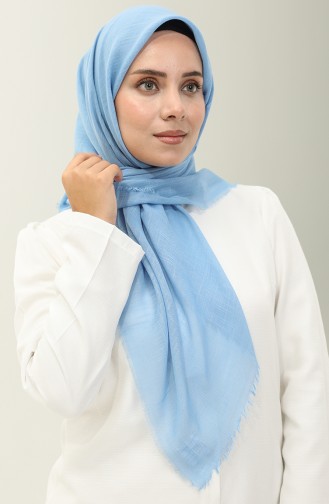 Plain Flame Scarf 2026-01 Light Blue 2026-01