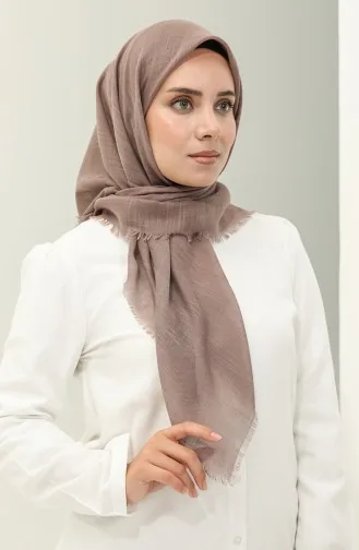 Plain Flame Scarf 2026-10 Mink 2026-10