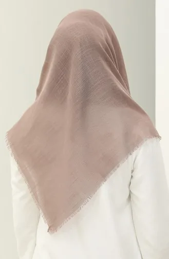 Plain Flame Scarf 2026-10 Mink 2026-10