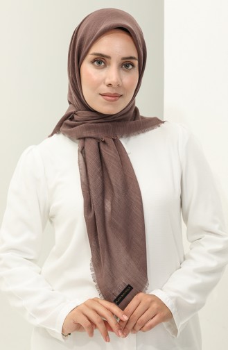 Plain Flame Scarf 2026-14 Brown 2026-14