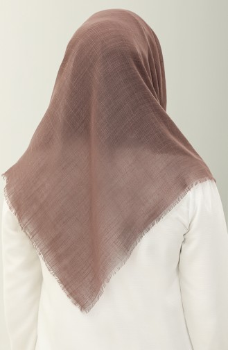 Plain Flame Scarf 2026-14 Brown 2026-14