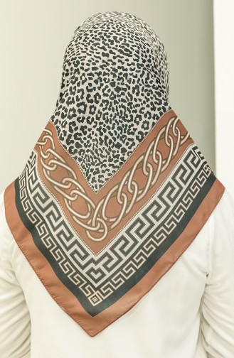 Leopard Print Soft Scarf 2022-03 Brown 2022-03