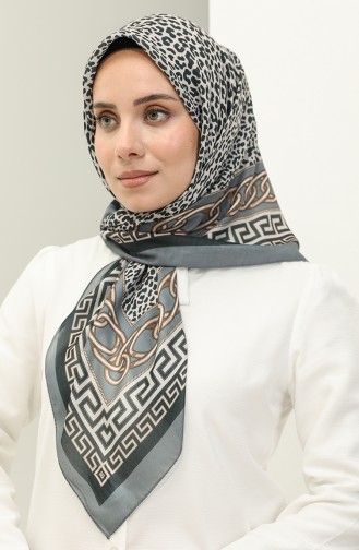 Leopard Soft Schal 2022-04 Grau 2022-04