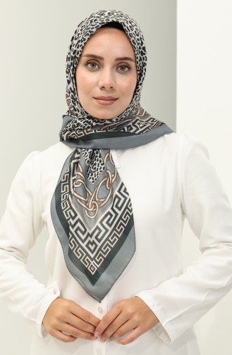 Leopard Soft Schal 2022-04 Grau 2022-04