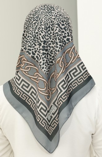 Leopard Soft Schal 2022-04 Grau 2022-04