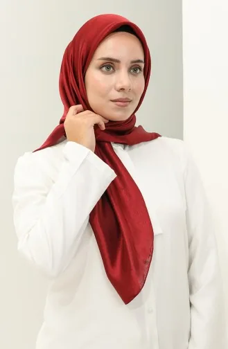 إيشارب سهرة جان جان 2025-09 أحمر غامق 2025-09