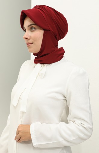 Weinrot Praktischer Turban 0044-10