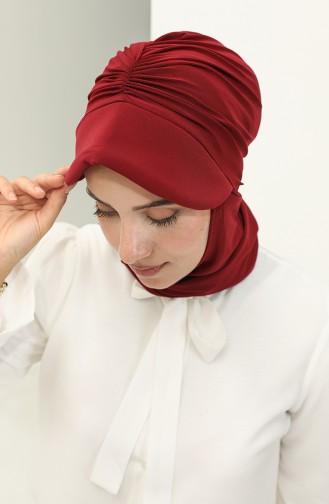 Claret Red Ready to Wear Turban 0044-10