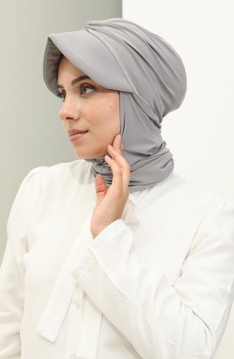 Spor Şapka Scarf Bone 0044-27 Gri