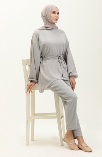 Ensemble Tunique Pantolon 2006A-01 Gris 2006A-01