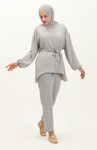 Ensemble Tunique Pantolon 2006A-01 Gris 2006A-01