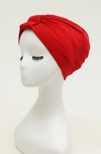 Doppelseitiger Bonnet 0028-16 Rot 0028-16