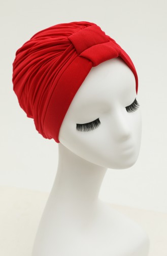 Doppelseitiger Bonnet 0028-16 Rot 0028-16