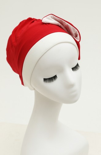 Rot Praktischer Turban 9029-03