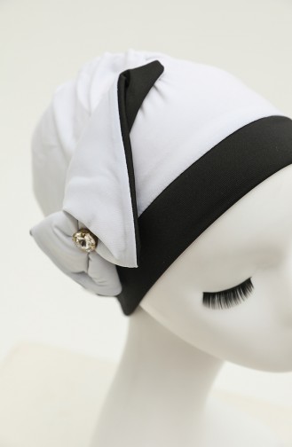 White Ready to Wear Turban 9029-16