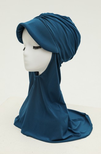 Spor Şapka Scarf Bone 0044-19 Petrol Mavisi