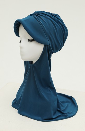 Turban Pret-a-Porter Bleu Pétrole 0044-19