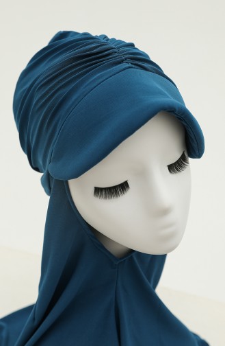 Oil Blue Ready to wear Turban 0044-19