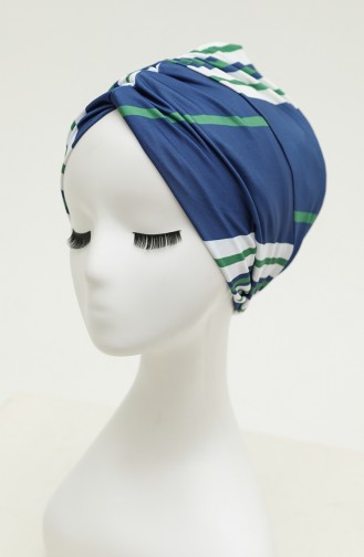 Indigo Hijab Badeanzug 8006-8-01