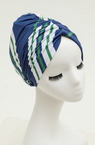 Indigo Hijab Badeanzug 8006-8-01