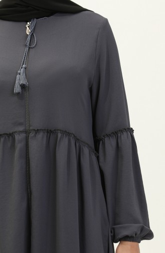 Aerobin Stoff Kordelzug mit Reißverschluss Abaya 2004-05 Grau 2004-05