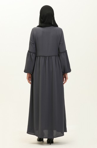 Aerobin Stoff Kordelzug mit Reißverschluss Abaya 2004-05 Grau 2004-05