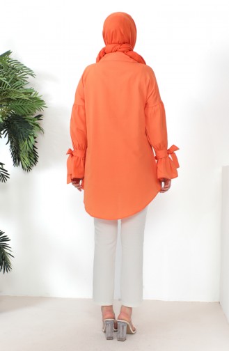 Orange Overhemdblouse 0212-05