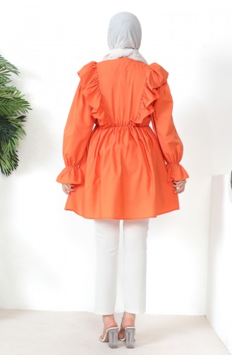 Orange Overhemdblouse 0213-01