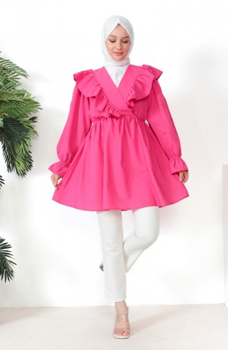 Fuchsia Overhemdblouse 0213-03