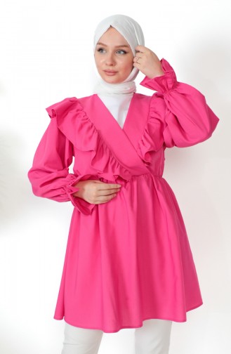 Frilly Shirt 0213-03 Fuchsia 0213-03