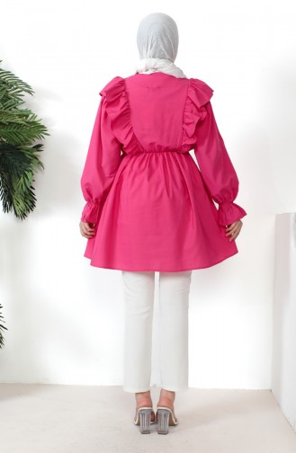 Frilly Shirt 0213-03 Fuchsia 0213-03