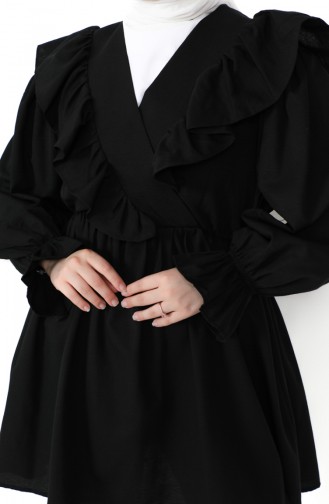 Black Overhemdblouse 0213-04