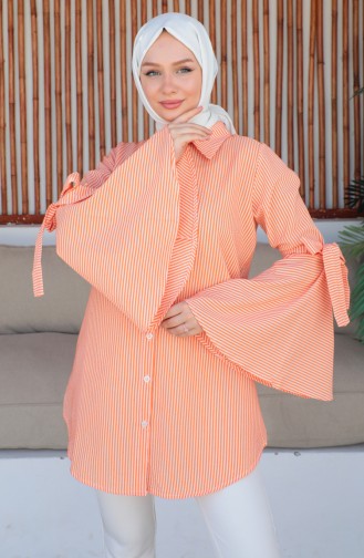 Striped Shirt 0215-03 Orange 0215-03