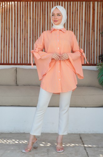 Striped Shirt 0215-03 Orange 0215-03