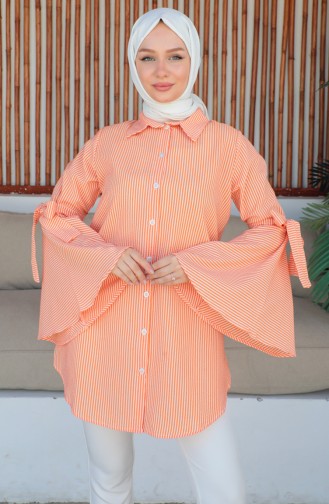 Striped Shirt 0215-03 Orange 0215-03