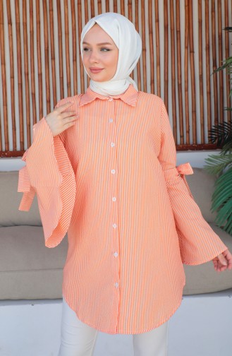 Striped Shirt 0215-03 Orange 0215-03