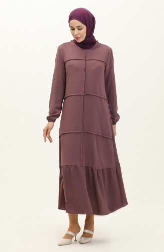 Lilac İslamitische Jurk 6595-07