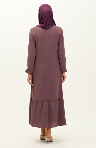 Lilac İslamitische Jurk 6595-07