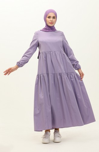 Shirred Dress 1084-06 Lilac 1084-06