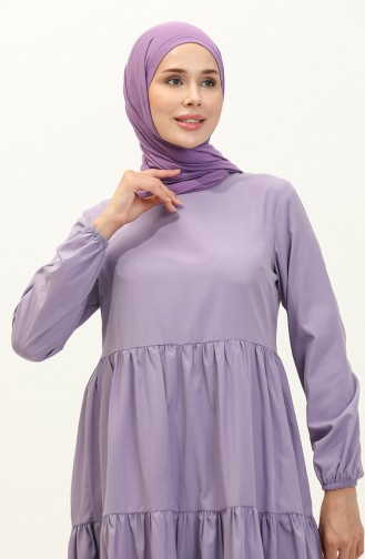 Shirred Dress 1084-06 Lilac 1084-06